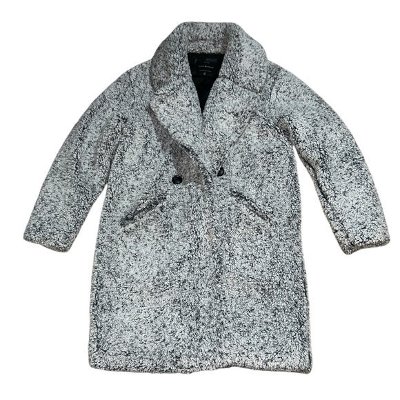 Fluffy trench coat - Picture 2 of 7